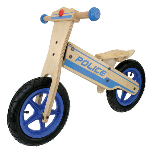 M-wave - Bicicleta De Correr De Madera Para Ninos (policia)