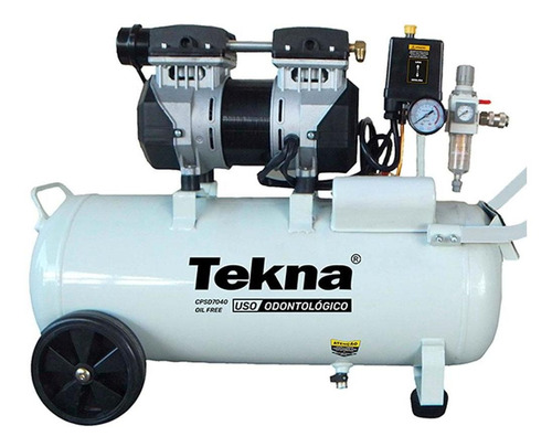 Compressor de ar elétrico Tekna CPSD7040 35L 1.8hp 220V branco