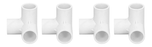 10 Piezas De Accesorios De Tubería De 3 Vías, Plástico Pvc,