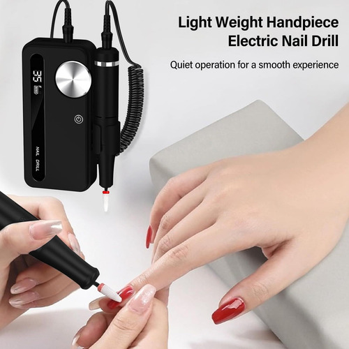 Drill Para Uñas Profesional,35,000 Rpm Velocidad Ajustable