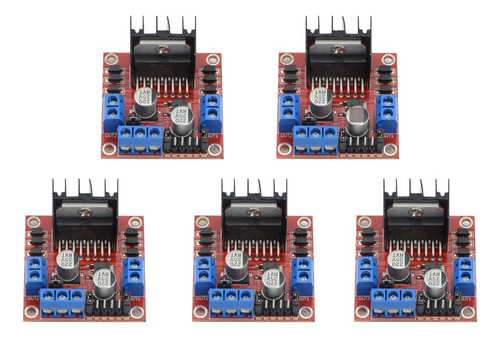 Módulo De Placa Controladora De Motor L298n (5 Unidade...