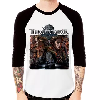 Camiseta Raglan Thronebreaker The Witcher Tales 3/4