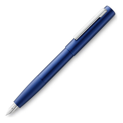 Pluma Estilografica L77bl-ef Punta Extrafina Ion Azul Para