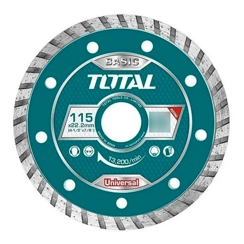 Disco Diamantado Turbo 125x22 Mm Total Tac2131253 Premium