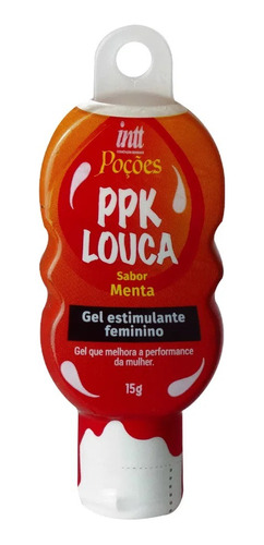 Gel Estimulante Poção Ppk Louca Sabor Menta 15g Intt