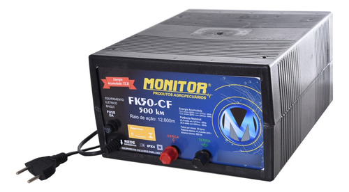 Eletrificador De Cerca Rural Fk50-cf 500 Km Monitor Bivolt