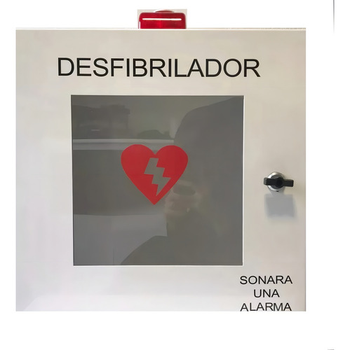 Desfibrilador externo portátil DEA automático com gabinete