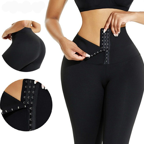 Leggins Lycra Malla Deportiva Faja Cintura Alta