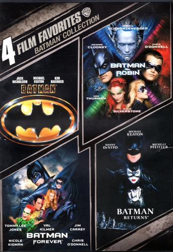 Batman Coleccion De 4 Peliculas  Dvd