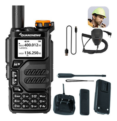 Radio Communicators Walkie Talkie Uhf Vhf Am Fm 5 W Usb C Pt