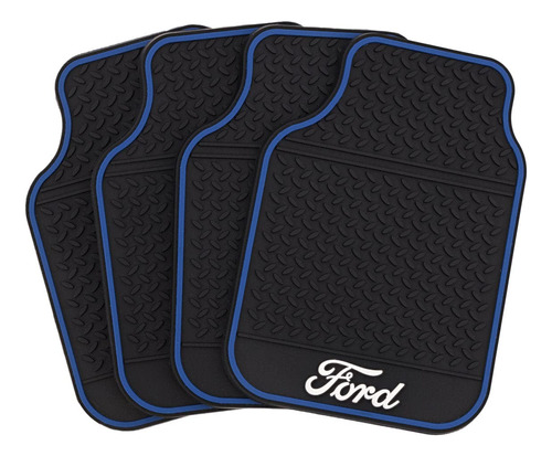 Ford Juego 4 Posavaso Forma Mini Alfombrilla Para Suelo