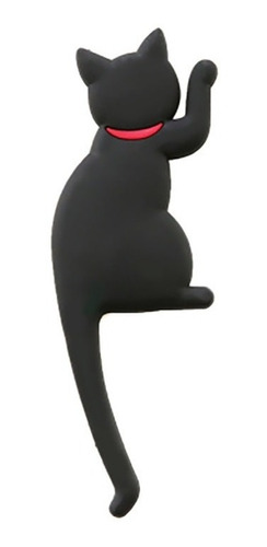 Iman Diseño Gato Gatito Perchero Para Heladera Magnetico 