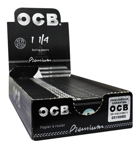 Caixa De Seda Ocb Premium 1 1/4