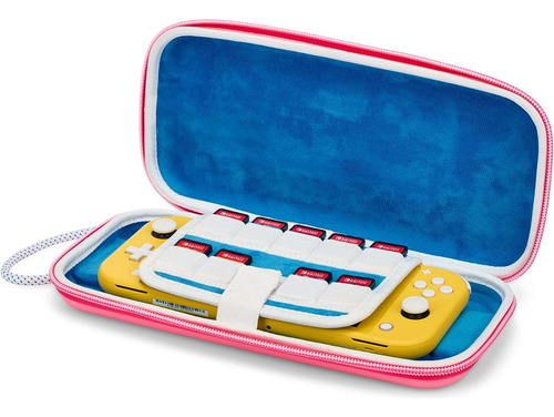 Estuche Hori Para Nintendo Switch lite oled Kirby rosa mario pop