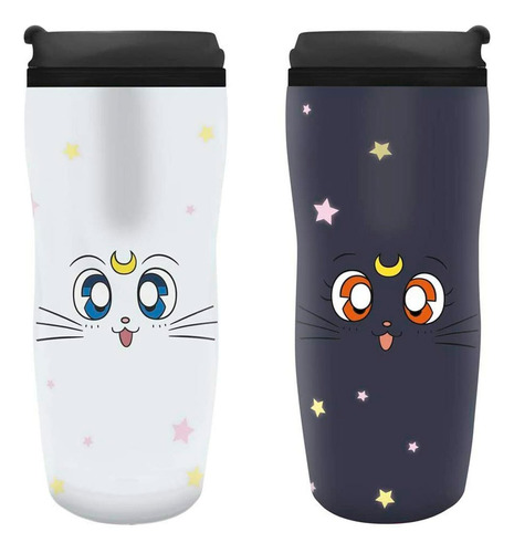 Vaso De Viaje De Sailor Moon Travel Mug Luna  Artemis