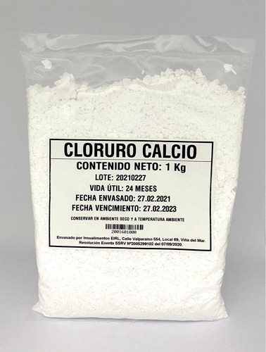 Cloruro De Calcio 3 Kg