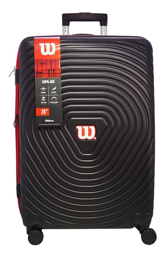 Valija Abs 28  Wilson 33-4 Color Negro Rayas