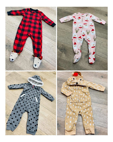 Ropa Para Niñas Carters De Navidad Como Nueva  