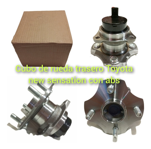 Mozo O Cubo De Rueda Trasera Corolla New Sensation Con Abs 