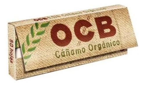 Combo De 5 Cajitas De Rolling Papers Cueros Ocb Organico #9