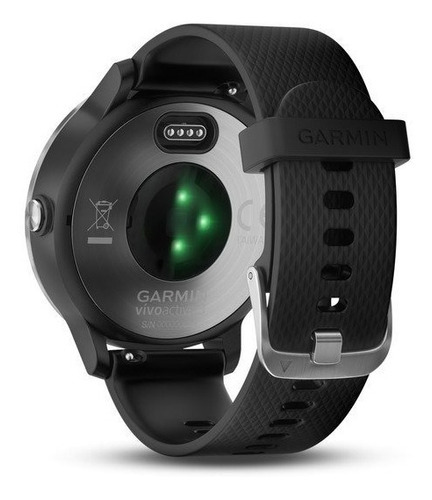 Smartwatch Garmin Vivoactive 3 12 Gps Impermeable 5 Atm Glon Color de la caja Negro Color de la malla Negro Color del bisel Gris