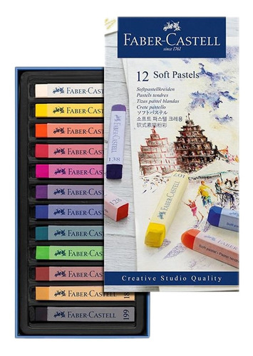 Tizas Pastel Óleo Studio Quality 127012 Estuche X12 Faber Ca