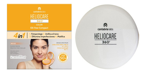 Heliocare 360º Oil-free Compact Spf 50+ Beige 10g