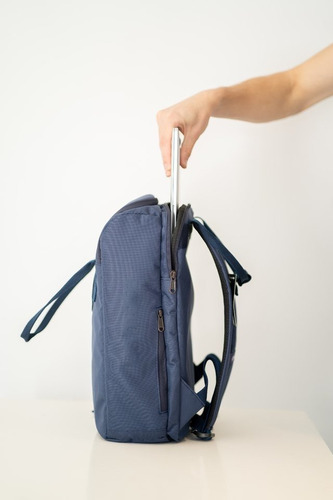 Mochila Matera + Mate Acero Inoxidable Un Mate - Azul