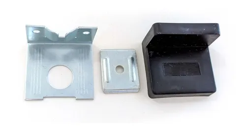 Soporte Para Alacena Con Tapa Plastica 10unid Colgador Negro