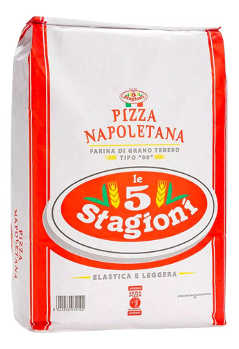 Harina Tipo 00  Para Pizza Napoletana Le 5 Stagioni 25kg.