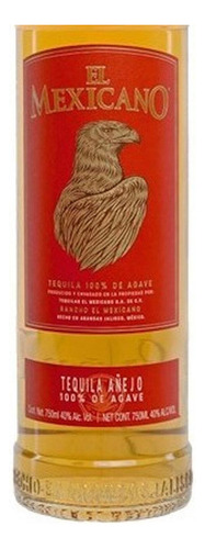 Pack De 12 Tequila El Mexicano Añejo 750 Ml