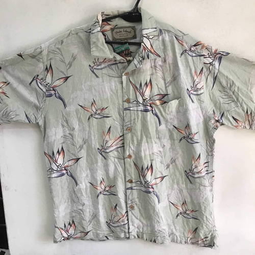 Camisa Hawaiana Floreada Playera Tropical Vintage 495