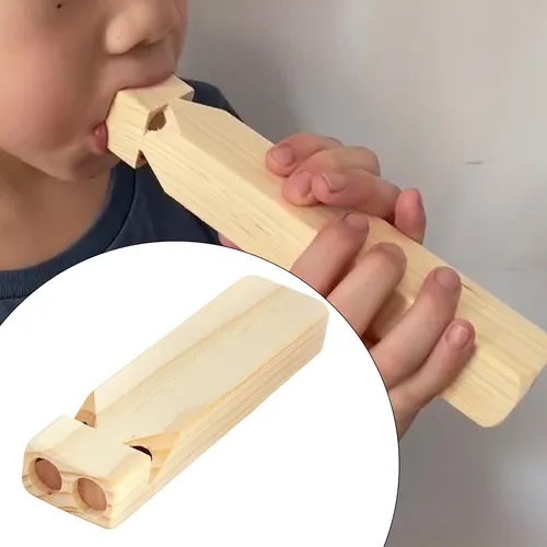 2 Silbato De Madera Para Niños, Silbato De Tren De Madera,