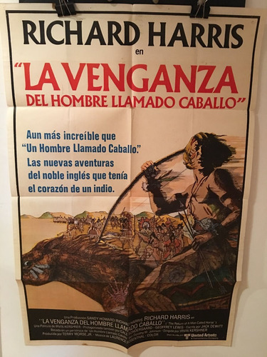 Afiche De Cine - La Venganza Del Hombre Llamado Caballo