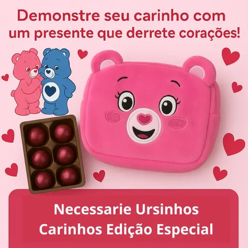 Bombom Chocolate Necessarie Ursinhos Carinhosos Cacau Show