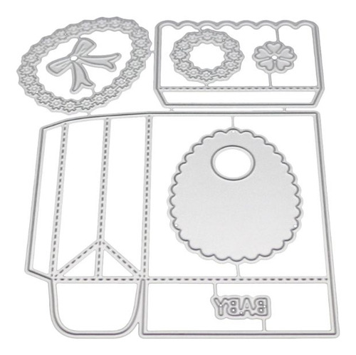 Plantilla Para Troqueles De Corte De Metal Para Bebés Candy