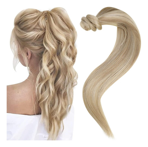 Easyouth Extension De Cola De Caballo Rubia, Extensiones De