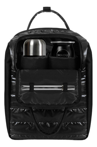 Mochila Porta Notebook Matera Porta Termos Premium Onix Madu