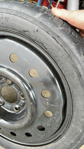 Estepe Fino Roda Aro 135 70 R16 Gm Captiva 2011 2012 (Usado)
