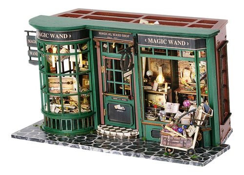 Diy Wooden Miniature Dollhouse Mini Handmade House Model For