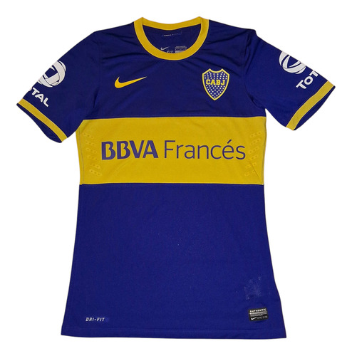 Camiseta De Boca Juniors 2013 Nike #10 Roman Tela De Juego (Usado)
