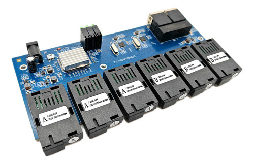 Switch Placa Gigabit 6p Fibra Sc/upc E 2p Rj45 C Fonte