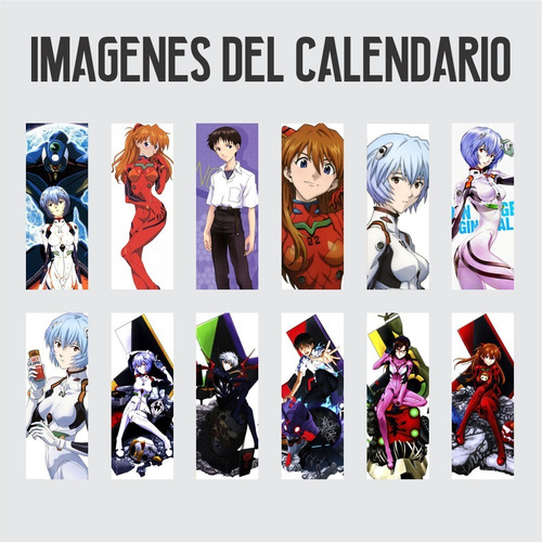 Imagen 5 de 6 de Calendario 2023 Anime Evangelion - Animeras