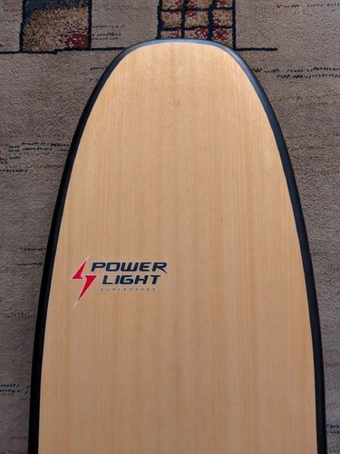Prancha Surf Powerlight Simétrica Eps Epoxy Madeira Plug Fcs