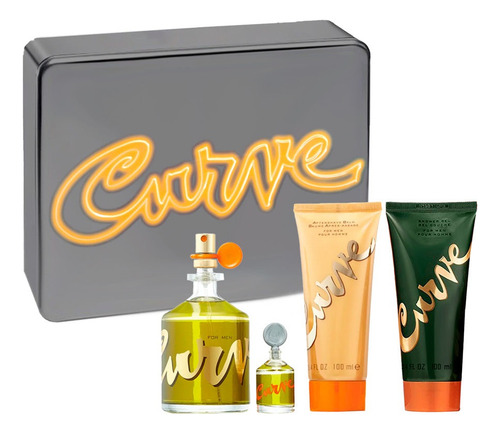 Perfume Curve By Liz Clairborne Set Caballero Original