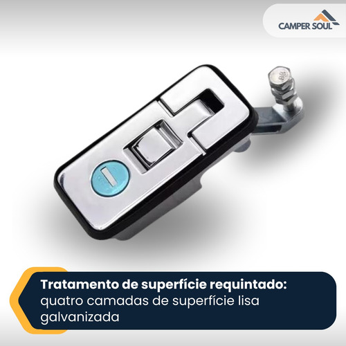 Fechadura Bagageiro Compressao Tulha Motorhome Trailr Onibus