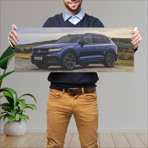 Cuadro 30x80cm Auto 2023 Volkswagen Touareg R Eh 78