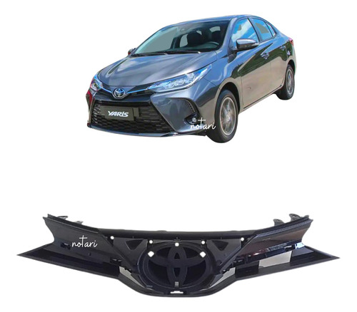 Grade Dianteira Toyota Yaris 2023 Preta