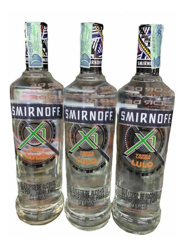 Vodka Smirnoff Lulo X 2 Cajas - L a $3333