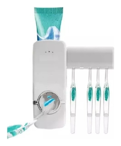 Dispenser Dentrifico Autom + Organizador Cepillos Dientes 